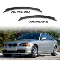 Pour BMW Série 3 E46 1998-2004, déflecteur d'essuie-glace sans armature côté conducteur gauche, noir, garantie d'année