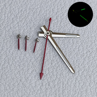 Aiguilles de montre lumineuses vertes multifonctions à 6 aiguilles, pièces de rechange pour mouvement à quartz VK63 modifié