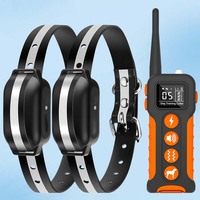 2026 Verbessertes IP67 Wasserdichtes Umweltfreundliches Modisches Hundetrainingshalsband mit Magnetischem Schnellaufladen, Elektroschock, Vibration und Anti-Bell-Funktion