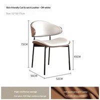 Italienischer Minimalistischer Designer-Esszimmerstuhl Neuer Stil Villa-Insel-Theke Hochwertige Haushaltsmöbel Stahl-Restaurantmöbel