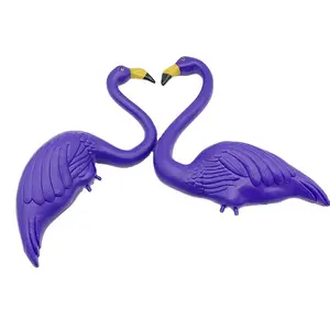 Nieuwe Ontwerp Paars Flamingo Ornamenten Voor Tuin Decoratie