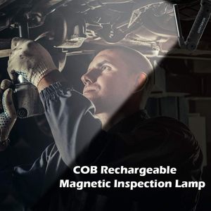 New Hot Sale Magnetic Suction Cob Handheld Maintenance <b>Light</b> Foldable Usb <b>Rechargeable</b> Abs <b>Led</b> Torch <b>Working</b> <b>Lights</b> Flashlights - Product Image 4