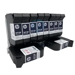 Cartucho de tinta a base de solvente negro Original, W3T10B 2590 FOL13B IQ800-N-BL 53S + 60082A para impresora de inyección de tinta TIJ 2,5