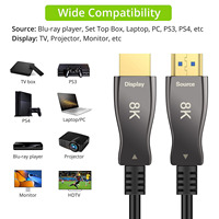OEM vergoldet HD 8K lang für HDMI-Kabel 25m 30m Active 2.1 Verstärker für HDMI-Glasfaser kabel Hochgeschwindigkeits-Audio & Video