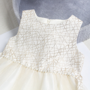 Vestido de Princesa Azul Otoñal de Manga Corta de Alta Calidad para Niñas - Product Image 3