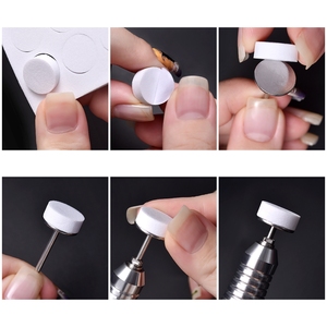 Disque de polissage pour ongles de 15 mm, disque en acier inoxydable, embout de perceuse, grain 180-2000 pour perceuse à ongles électrique - Product Image 6