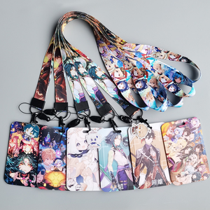 All'ingrosso Design carino porta carte di plastica porta studenti carta di identità appeso ABS titolare della carta con cordino - Product Image 4