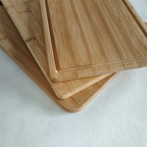 Bamboo Rectangular Cutting Board 33x18x1cm 29x20x1cm 33x24x1cm With Handle For <b>Kitchen</b> Use - Product Image 1