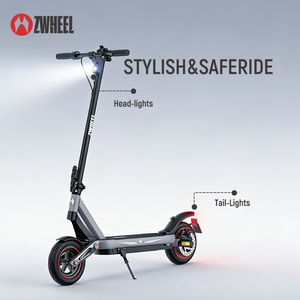 Trottinette électrique E12PLUS, autonomie de 40 km, vitesse maximale de 24,9 mph, capacité de charge super élevée de 330 lb, pour des déplacements urbains plus libres ! - Product Image 2