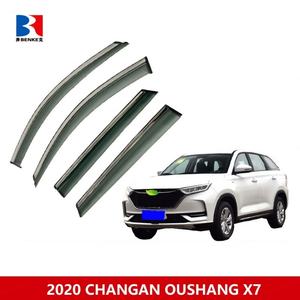 Déflecteurs de Vitres de Voiture Pare-Pluie Pare-Soleil pour CHANGAN OUSHANG X7 2020+ Protection Extérieure Contre les Intempéries - Product Image 2