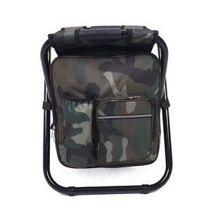 Mochila de Camping Plegable de Lona con Camuflaje, Económica y Portátil, Bolsa Refrigeradora de Playa con Silla - Product Image 5