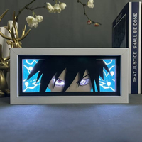 Lampe de table en papier découpé anime personnalisable de haute qualité, décoration d'intérieur, pièce d'art de luxe pour bureau ou salle d'étude