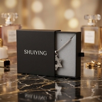 Boîte à bijoux en carton mat avec logo OEM, emballage en papier, petite boîte à bijoux pour collier et bague, boîte cadeau imprimée, prix d'usine