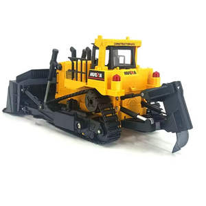 Camion télécommandé 11CH 1/16 HUINA 1554, <span class=keywords><strong>bulldozer</strong></span> RC, véhicule d'ingénierie, jouet pour enfants, cadeaux de Noël - Product Image 2