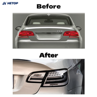 Feux arrière clairs HETOP E92 E93 M3 Série 3 2005-2012, feux arrière LED modifiés, feux de freinage et de recul, pièces automobiles pour BMW