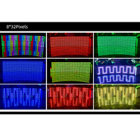 Affichage de matrice LED programmable couleur pleine LED RGB de Shenzhen, 16*16cm, écran LED SMD