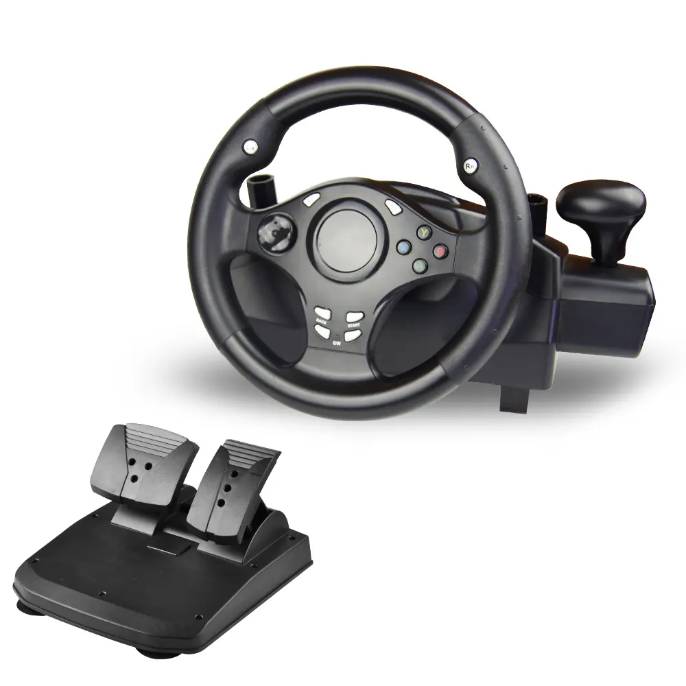 Factory Price Video Games Car Steel Racing Wheel For Xbox One PS4 PS3 Android PC