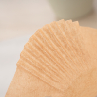 Papier sulfurisé en silicone écologique résistant à la chaleur et à l'huile pour friteuse à air carrée, fabriqué en Chine