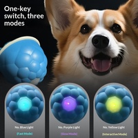 Jouet à mâcher pour chien Pet Smart Rolling Ball, intelligent, résistant aux morsures, interactif, en ABS, évitement automatique des obstacles pour chiens
