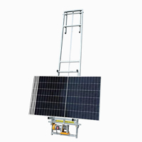 Ascenseur d'ascenseur de nouvelle maison avec le matériel en acier de l'élingue 220V de câble métallique électrique de panneau photovoltaïque