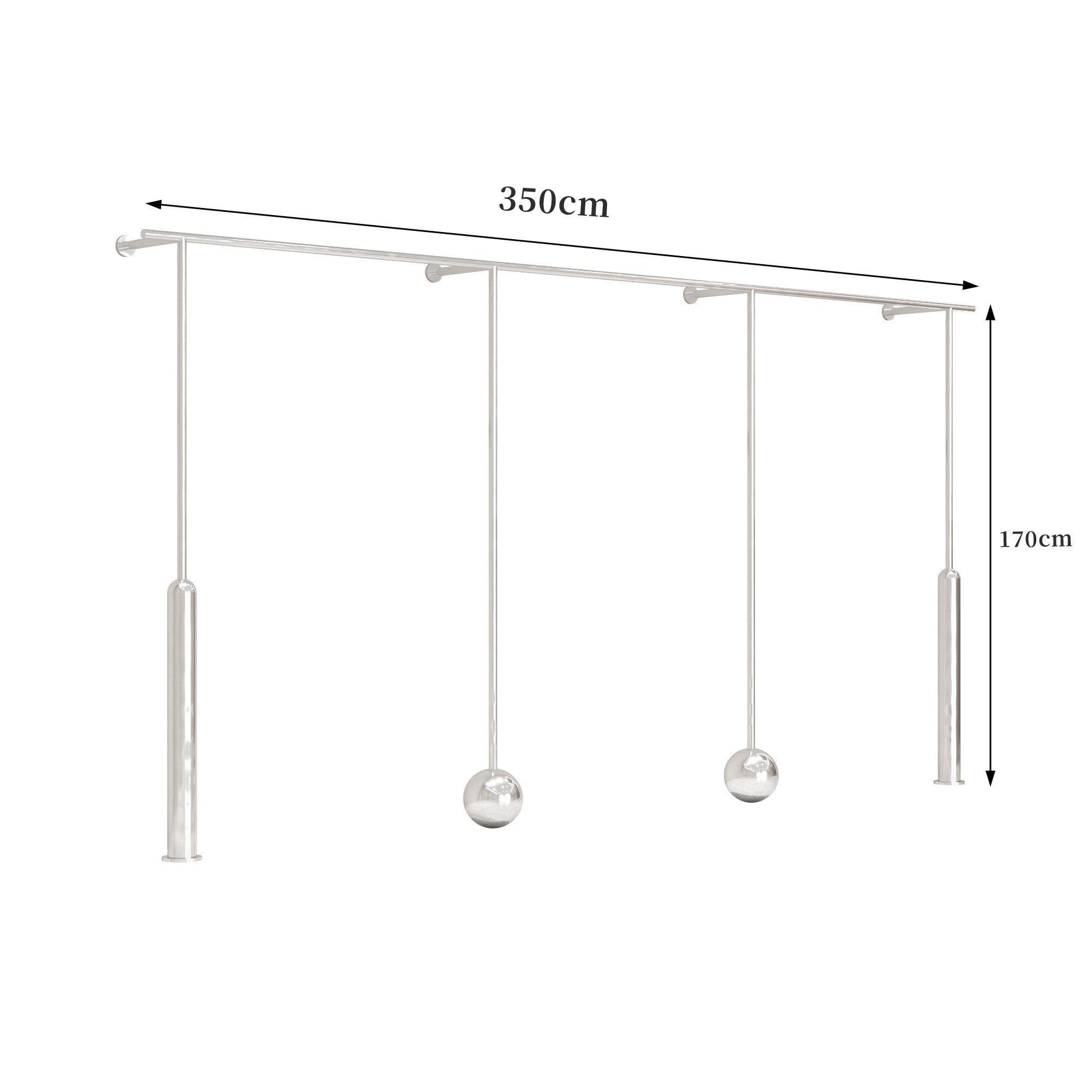 Section a-350cm long 170cm