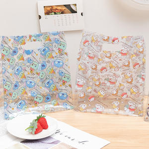 Vente en gros Sac à main carré transparent épaissi Sac cadeau d'emballage avec impression de dessins animés - Product Image 5