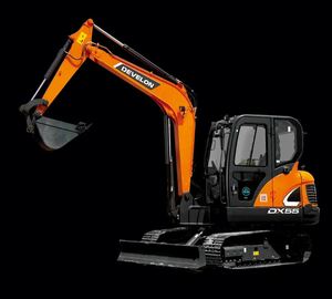 Mini-excavatrice sur chenilles DX55-5C 2026, 5,4 tonnes, godet de 0,21 m, pelle hydraulique, prix abordable, haute performance pour la construction agricole - Product Image 2