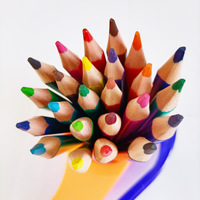 Ensemble de papeterie de peinture personnalisée avec crayons de couleur, crayons de couleur pour enfants et étudiants avec impression de logo