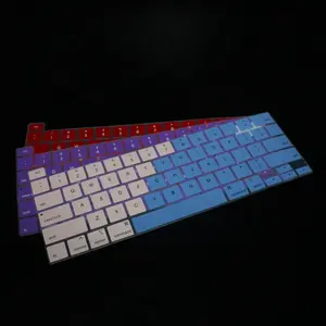 Custom language soft silicone EU version keyboard skin cover protector film