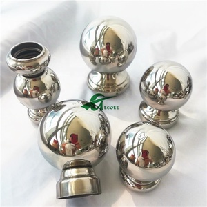 Egoee Boules décoratives en acier inoxydable colorées personnalisées Vente à chaud d'accessoires de main courante pour garde-corps intérieurs et extérieurs ANSI en usine - Product Image 5