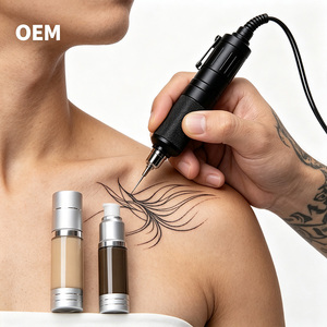 Pigment semi-permanent pur et transparent pour sourcils et lèvres, élégant, propre, à rétention stable, grand kit de pigments nude. - Product Image 2