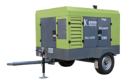Compresseur d'air portable diesel Kaishan d'occasion 10 bars 12m³/min pour moteur, construction, perforatrice de roche, marteau-piqueur, dynamitage de forage