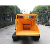 Broyeur de bois mobile sur chenilles en caoutchouc diesel pour le défrichement de tous les terrains