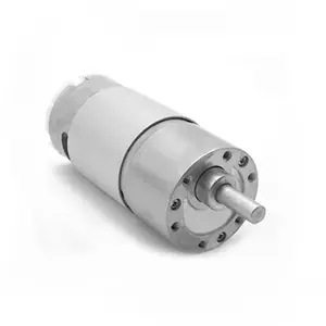 China Manufacturer Supplier Low Speed 12v 24v 36v Worm Gear 37GB555 Electric Micro DC Motor