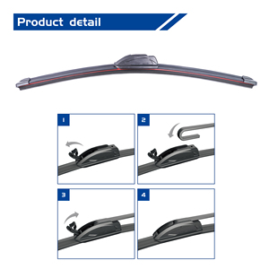 <span class=keywords><strong>Essuie</strong></span>-glaces universels Aeroflex Framework 14 pouces pour Prius <span class=keywords><strong>Auris</strong></span> Aurion - Lames d'<span class=keywords><strong>essuie</strong></span>-glaces en caoutchouc naturel haute performance - Product Image 4