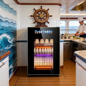 Sterilizzatore UV per Stoviglie con Funzionamento a Pulsante Singolo, Lampada UV a Lunga Durata, Armadietto Elettrico per Disinfezione, Piccolo Armadietto Disinfettante - Product Image 6