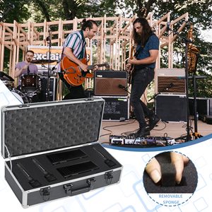 Muestra gratis Caja de carrito rodante de aluminio Caja de almacenamiento de madera organizadora de caja de vuelo grande con ruedas para herramientas Carcasa dura - Product Image 6