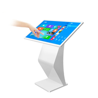 Kiosco con Pantalla Táctil Capacitiva de 32 Pulgadas, con Base para Piso, para Uso en Interiores, Android, Publicidad en Ascensores, Centros Comerciales, Tiendas Minoristas, Animación