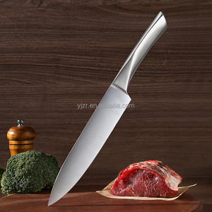 卸売中空人間工学に基づいたハンドルキッチンナイフセット、シルバーステンレス鋼Santkuパンと肉ナイフ、調理用ナイフ - Product Image 4