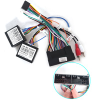 Grosir OEM Canbus elektronik mobil Android harnes Stereo mobil adaptor kabel listrik Plug-and-Play harnes Audio mobil