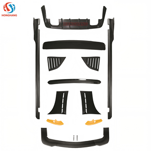 Accessoires de voiture Honghang, séparateur de pare-chocs avant, lèvre en fibre de carbone, kit carrosserie, spoiler pour Dodge <span class=keywords><strong>Challenger</strong></span> SXT S <span class=keywords><strong>RT</strong></span> tous modèles <span class=keywords><strong>2012</strong></span> - Product Image 2
