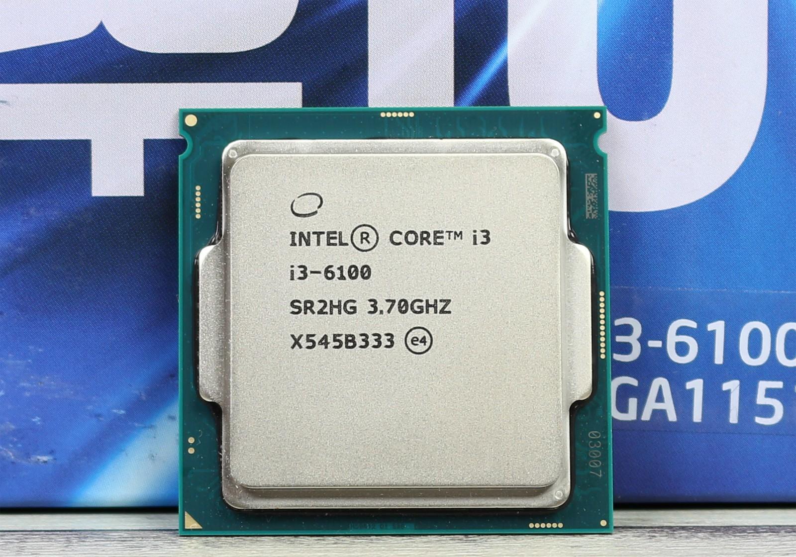 Intel Core I3-6100 Processors - Dual-Core, 3.7ghz Power
