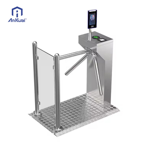 고보안성 출입통제 삼각 회전식 개찰구 메커니즘 헬스장용 턴스타일 게이트 - Product Image 1