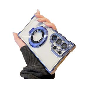 Étui de téléphone magnétique de luxe en TPU+PU antichoc avec design de voiture de sport et peinture à l'huile pour 17 Pro Saiboro - Product Image 4