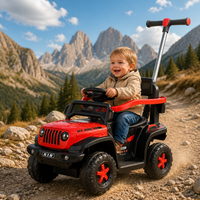 Le chariot électrique à quatre roues pour enfants peut s'asseoir et rouler avec éclairage musical voiture électrique pour bébé voiture télécommandée