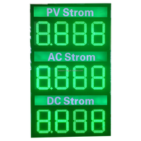 Señalización digital LED de doble cara para gasolineras Pantalla de precio de gasolina