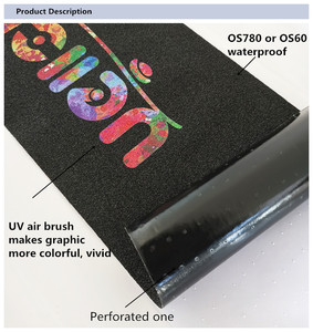 Cinta <span class=keywords><strong>de</strong></span> agarre personalizada OEM para monopatín y patinete, 33 x 9 pulgadas, cinta <span class=keywords><strong>de</strong></span> agarre impresa para longboard, papel <span class=keywords><strong>de</strong></span> lija para monopatín - Product Image 5