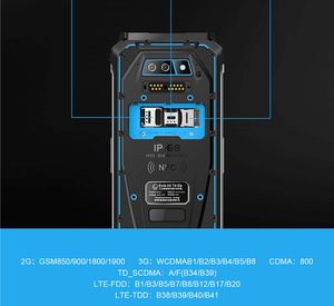 Teléfono Inteligente Resistente al Agua y a los Golpes con Certificación <span class=keywords><strong>ATEx</strong></span>, IP68, CDMA, LTE, GSM, Walkie Talkie, con Función RFID y NFC - Product Image 5
