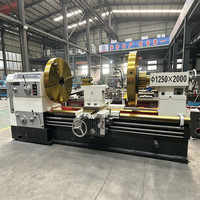 Nouveau tour horizontal robuste SDCNC CW61125, portée de coupe 1250 mm, entre-bâtons 3000 mm, double mandrin, serrage aux deux extrémités, anti-vibration, profilé