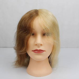 Vraies coiffures humaines Mannequin poupée factice pratique coupe mourir coiffeur formation tête mannequins - Product Image 4
